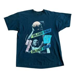 Nick Anderson Orlando Magic NBA VINTAGE 90s Magic Johnson T's‎ Size XL